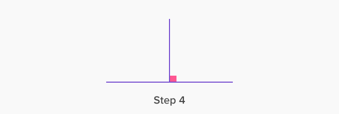 draw straight line on the horizontal line