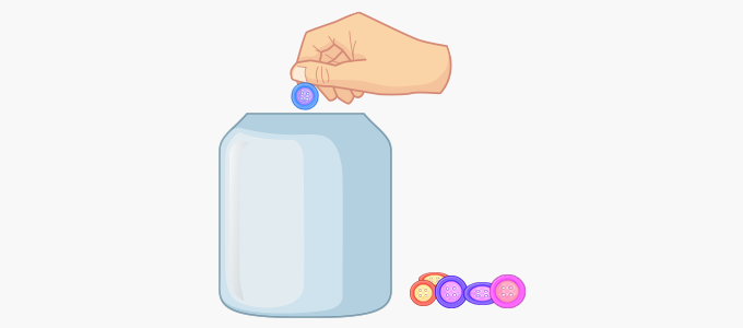 Strategy of counting – Counting backward reverse objects counters