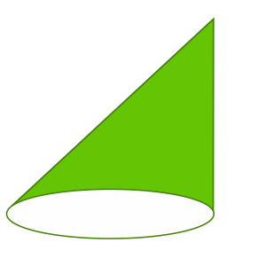 oblique cone
